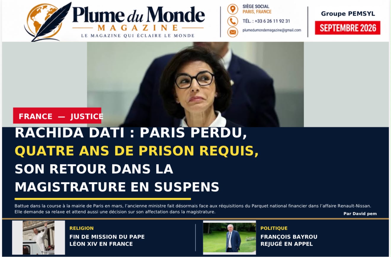 RACHIDA DATI : PARIS PERDU, QUATRE ANS DE PRISON REQUIS, SON RETOUR DANS LA MAGISTRATURE EN SUSPENS