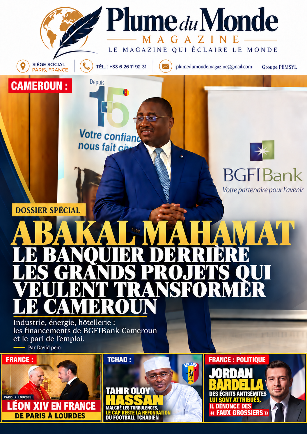 ABAKAL MAHAMAT : LE BANQUIER DERRIÈRE LES GRANDS PROJETS QUI VEULENT TRANSFORMER LE CAMEROUN